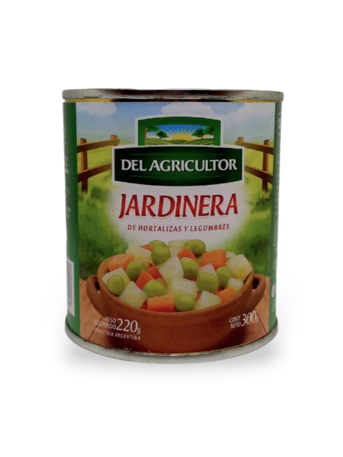 JARDINERA DE HORTALIZAS Y LEGUMBRES EN LATA DEL AGRICULTOR X 350 GRS