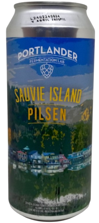 CERVEZA PILSEN -SAUVIE ISLAND- PORTLANDER LATA X 473 CC