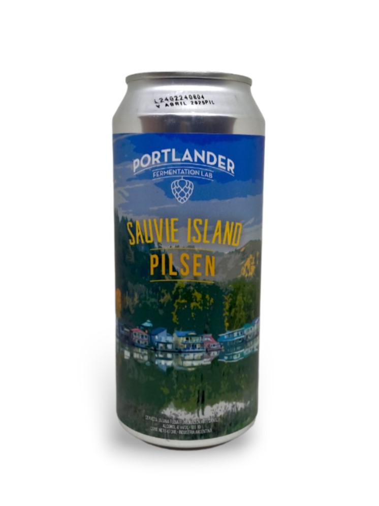 CERVEZA PILSEN -SAUVIE ISLAND- PORTLANDER LATA X 473 CC