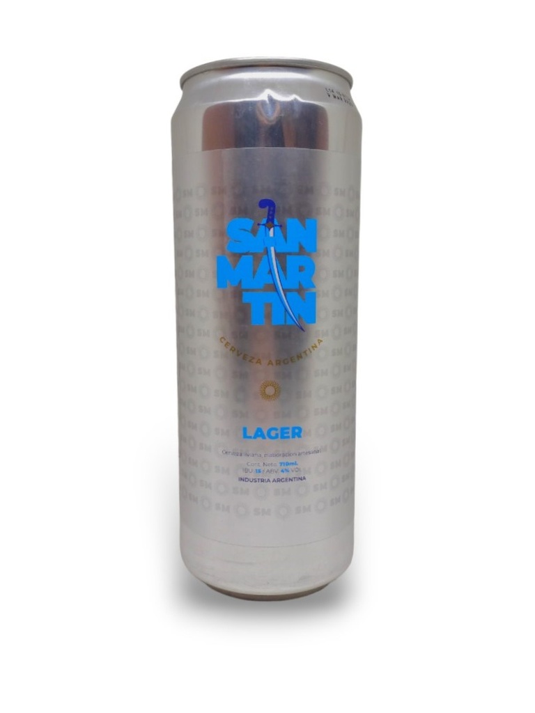 CERVEZA LAGER SAN MARTIN LATON X 710 CC