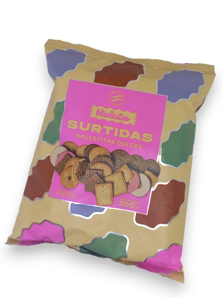 GALLETITAS DULCES SURTIDAS MIELCITAS X 200 GRS