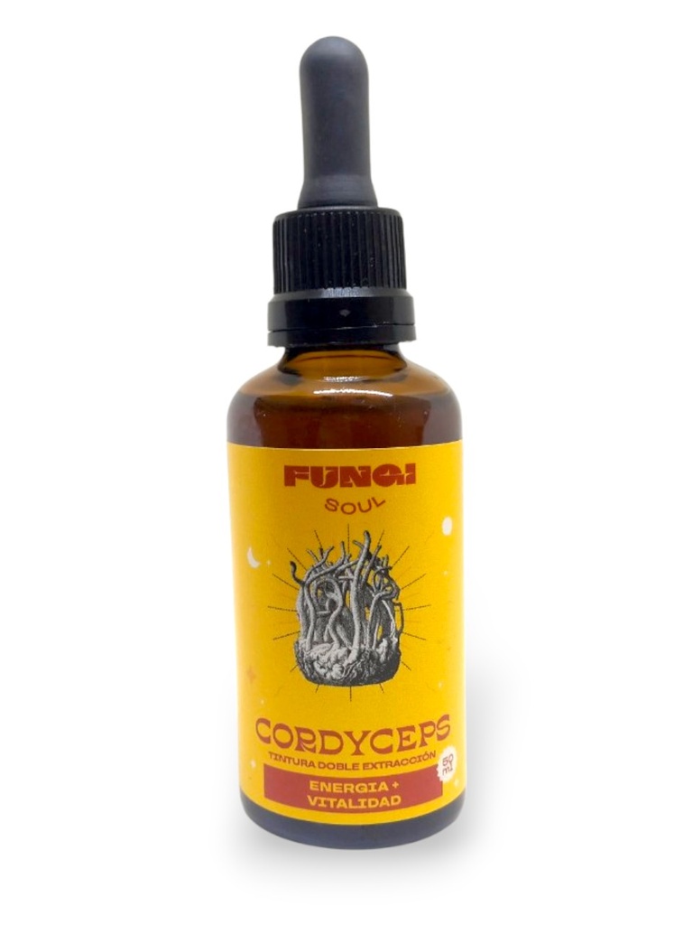TINTURA MADRE CORDYCEPS FUNGI SOUL X 50 ML -ENERGIA Y VITALIDAD