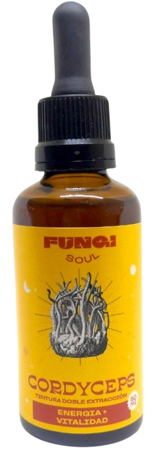 TINTURA MADRE CORDYCEPS FUNGI SOUL X 50 ML -ENERGIA Y VITALIDAD