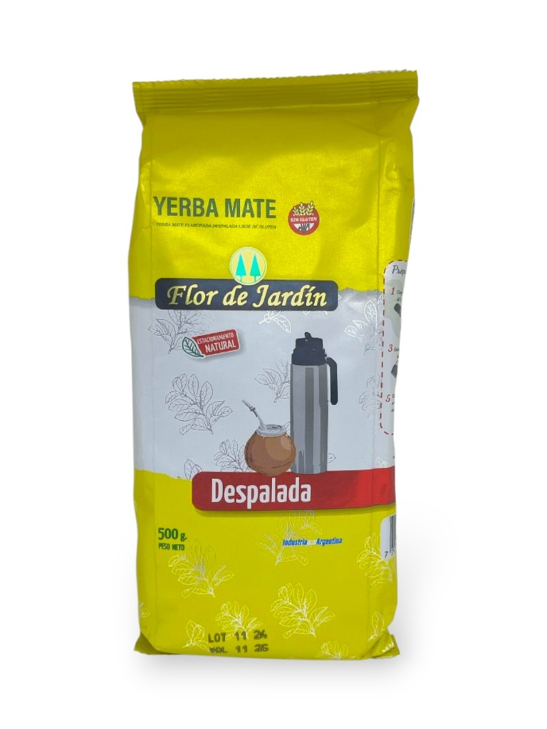 YERBA MATE DESPALADA FLOR DE JARDIN X 500 GRS