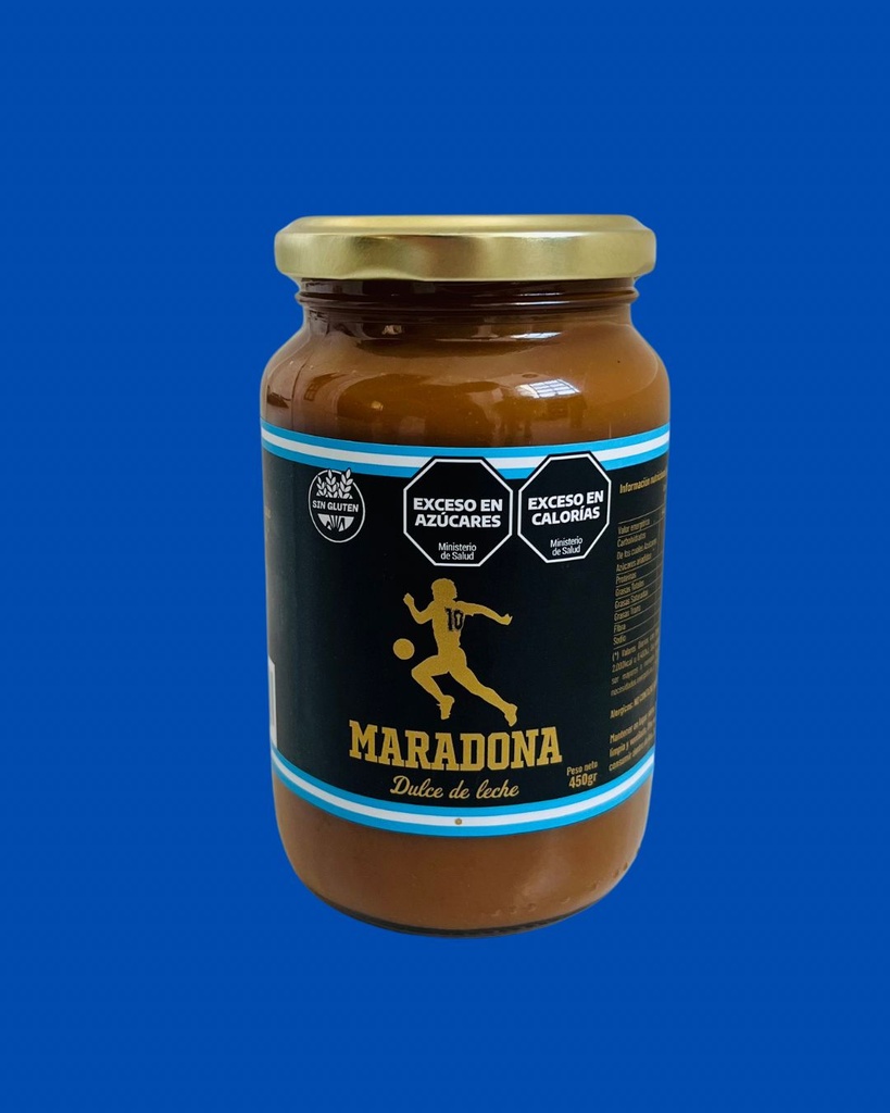 DULCE DE LECHE MARADONA VIDRIO X 450 GRS