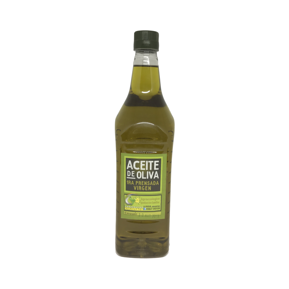 ​​ACEITE OLIVA AGROECOLOGICO CUCHIYACO X 1 LT