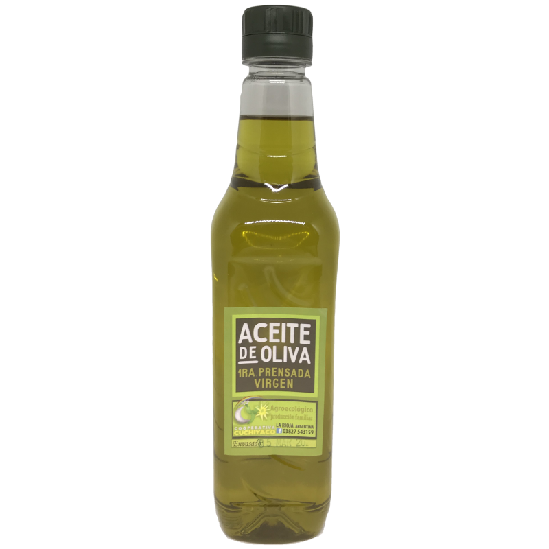 ​​​​​​ACEITE OLIVA AGROECOLOGICO CUCHIYACO X 500 CC