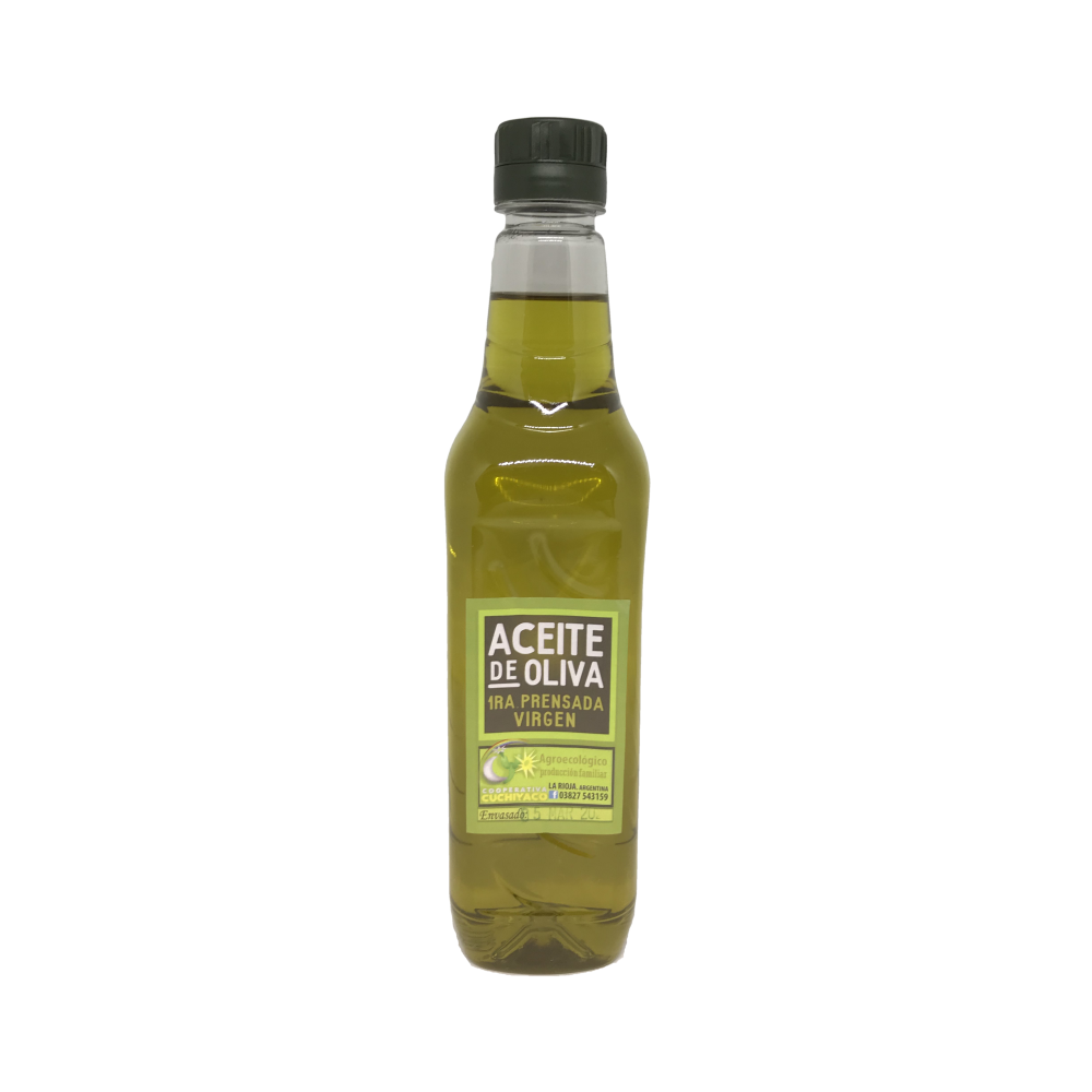 ​​​​​ACEITE OLIVA AGROECOLOGICO CUCHIYACO X 500 CC