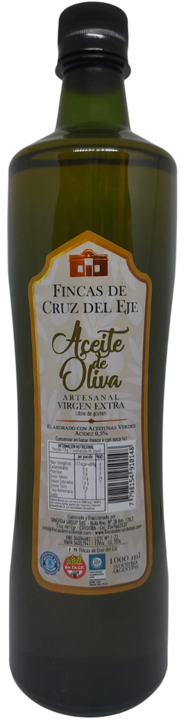 ​​ACEITE OLIVA FINCAS DE CRUZ DEL EJE X 1 LT