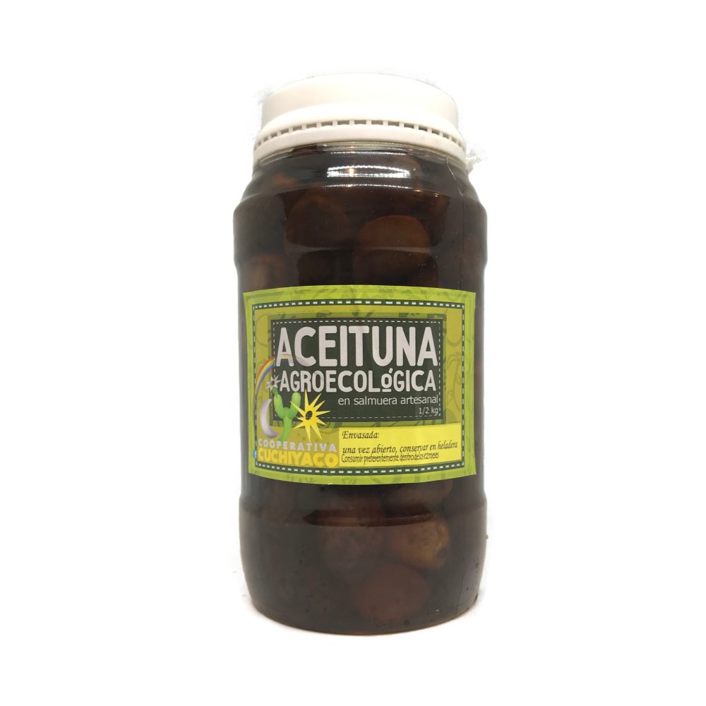 ACEITUNA NEGRA CUCHIYACO PET X 500 GRS
