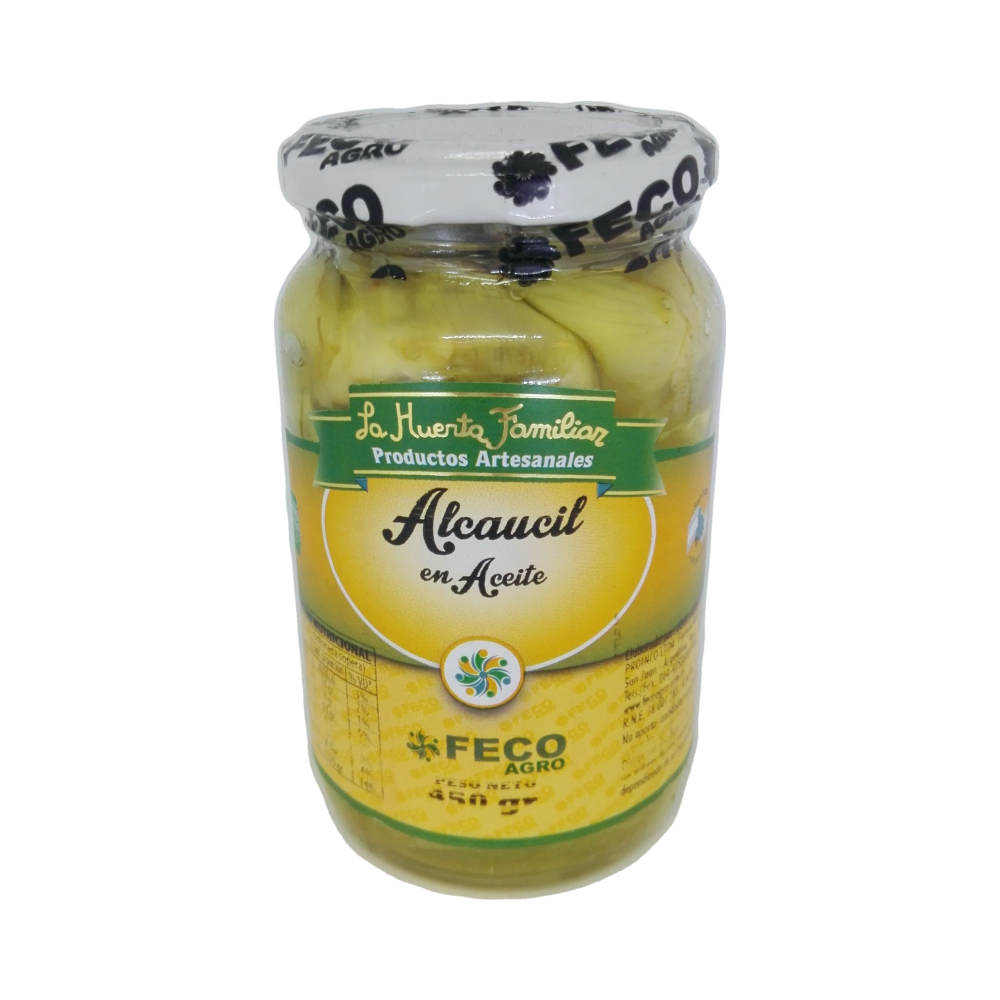 ALCAUCIL ACEITE LA HUERTA FAMILIAR X 360 GRS