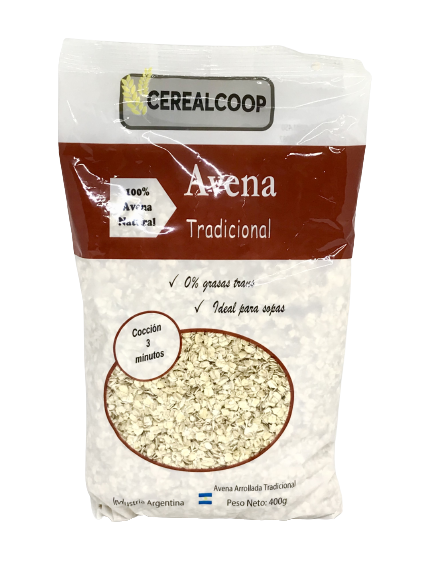 AVENA ARROLLADA TRADICIONAL CEREALCOOP X 400 GRS