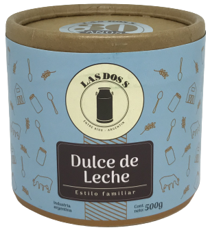 DULCE LECHE LAS DOS S CARTON X 500 GRS