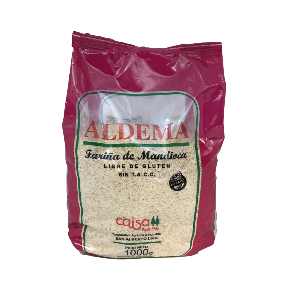 FARIÑA MANDIOCA ALDEMA -SIN TACC- X 1 KG