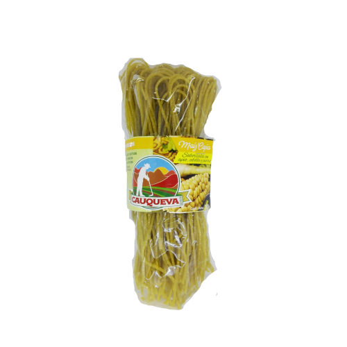FIDEOS MAIZ CAPIA SABORIZADOS APIO CEBOLLA PUERRO CAUQUEVA X 300 GRS