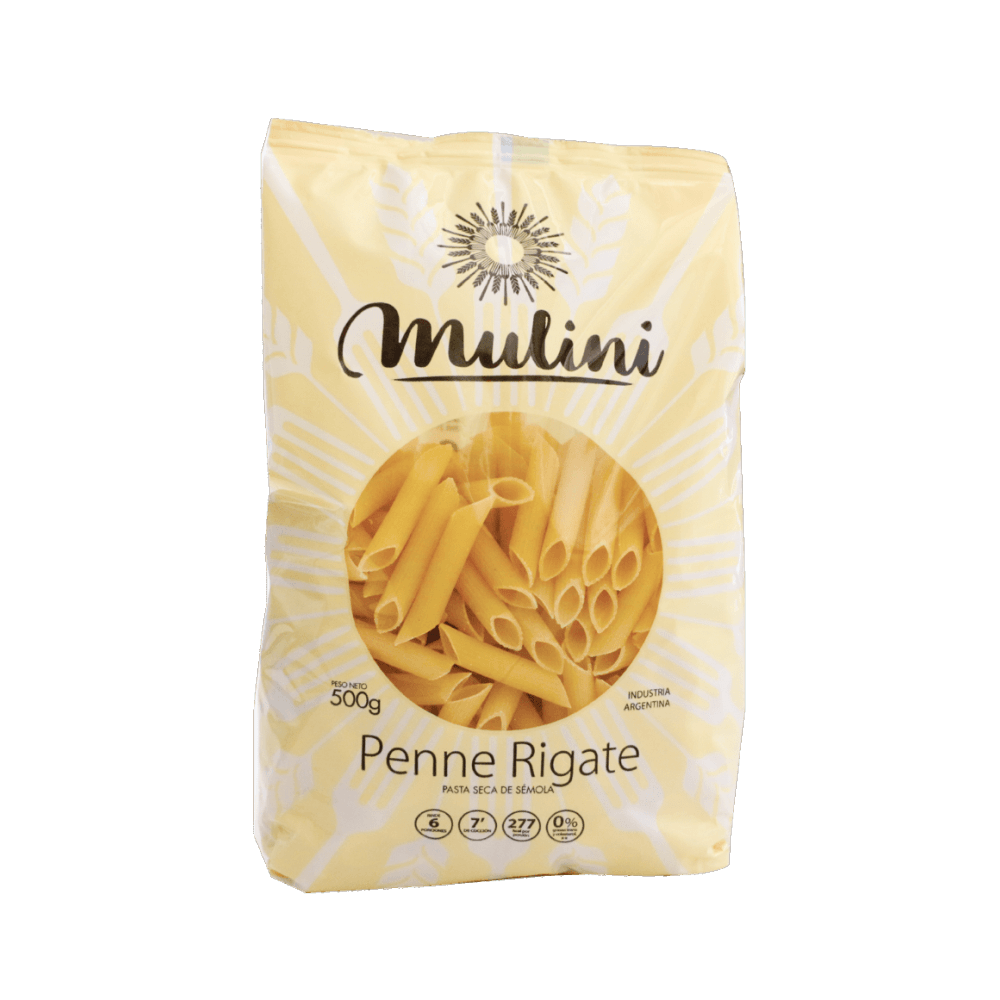 FIDEOS PENNE MULINI X 500 GRS