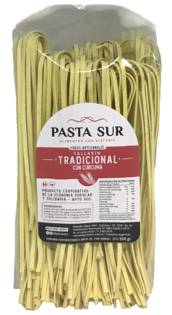 FIDEOS AGROECOLÓGICOS TALLARIN TRADICIONAL PASTA SUR X 500 GRS