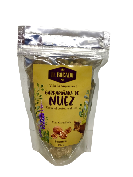 GARRAPIÑADA DE NUEZ EL BOCADO X 100 GRS