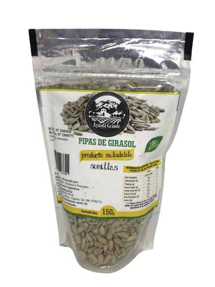 GIRASOL PELADO AGUADA GRANDE X 150 GRS