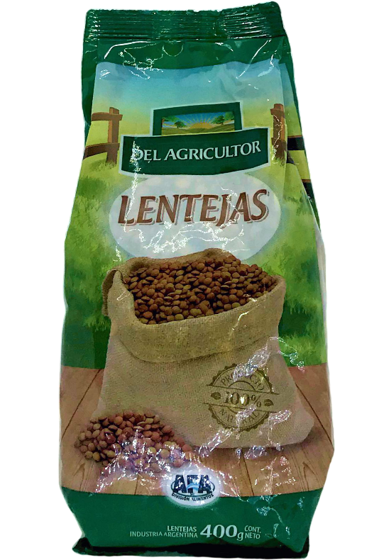 LENTEJAS SECAS DEL AGRICULTOR X 400 GRS