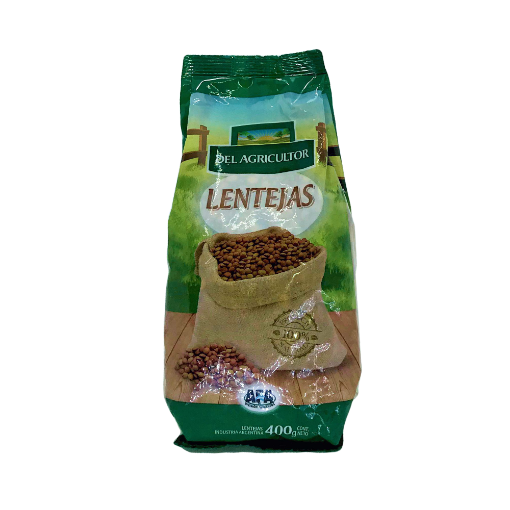 LENTEJAS SECAS DEL AGRICULTOR X 400 GRS