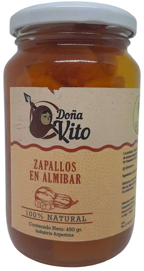 ZAPALLO EN ALMIBAR DONA VITO X 450 GRS