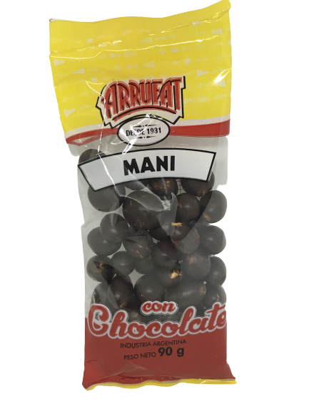 MANI CON CHOCOLATE ARRUFAT X 90 GRS