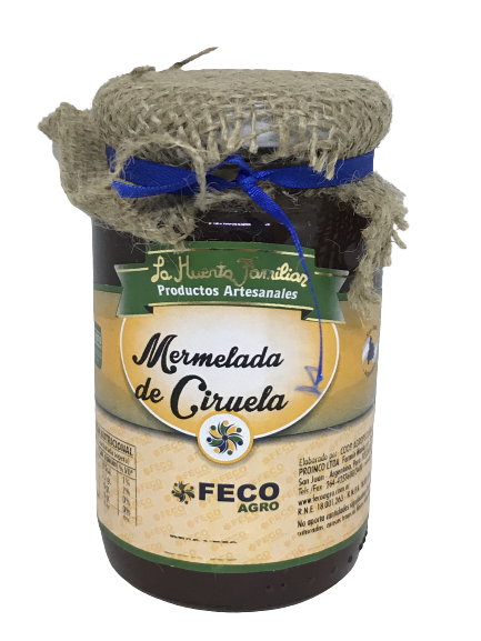 MERMELADA CIRUELA LA HUERTA FAMILIAR X 454 GRS