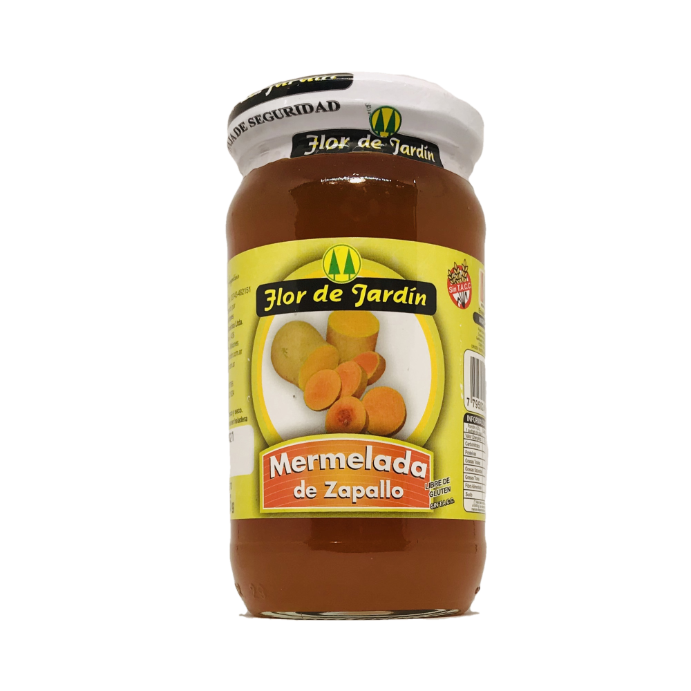 MERMELADA ZAPALLO FLOR DE JARDIN X 425 GRS