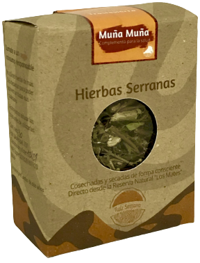 MUÑA MUÑA RAIZ SERRANA CAJA CHICA