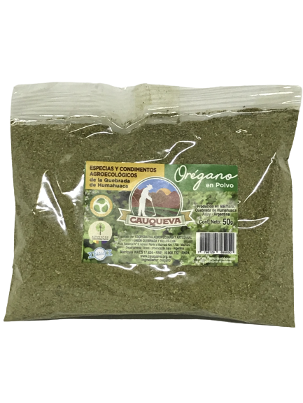 OREGANO EN POLVO CAUQUEVA X 50 GRS