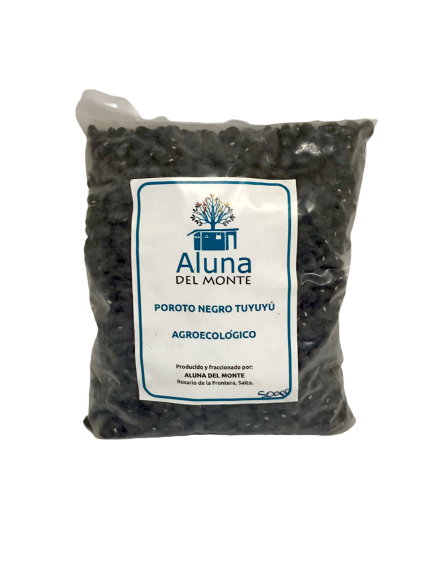 POROTO NEGRO AGROECOLOGICO ALUNA DEL MONTE X 500 GRS