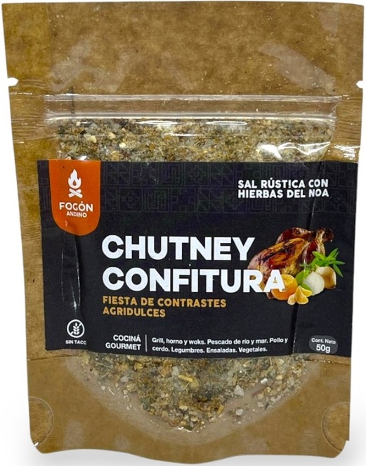 SAL RUSTICA CHUTNEY CONFITURA -FOGON ANDINO X 50 GRS