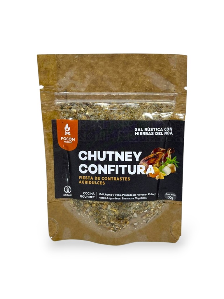 SAL RUSTICA CHUTNEY CONFITURA -FOGON ANDINO X 50 GRS