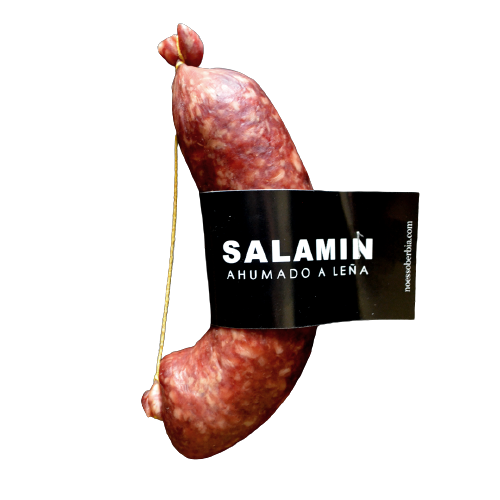 SALAMIN PICADO FINO AHUMADO A LEÑA NO ES SOBERBIA x UNIDAD