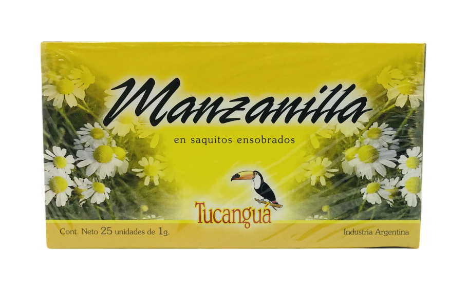 ​​​TE MANZANILLA SAQUITOS TUCANGUA CAJA X 25 U