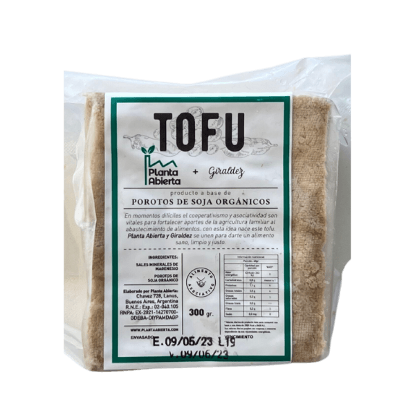 TOFU ORGANICO PLANTA ABIERTA X 300 GRS