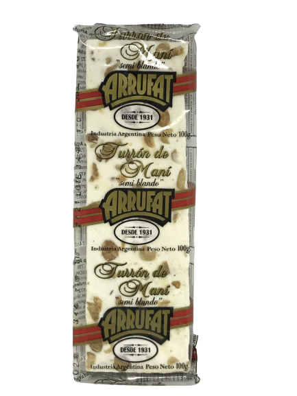 ​​​​TURRON MANI ARRUFAT X 100G