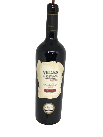 ​​​VINO ARTESANAL MALBEC ROBLE VIEJAS CEPAS X 750 CC
