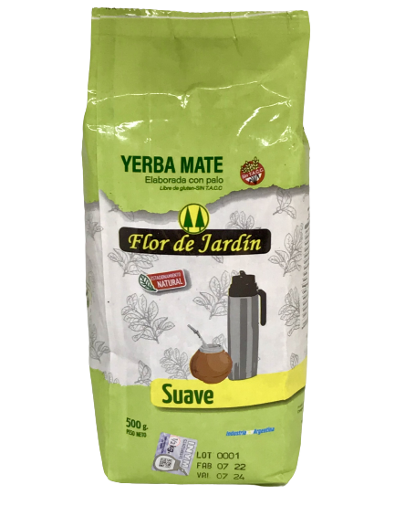 YERBA MATE FLOR DE JARDIN SUAVE X 500 GRS