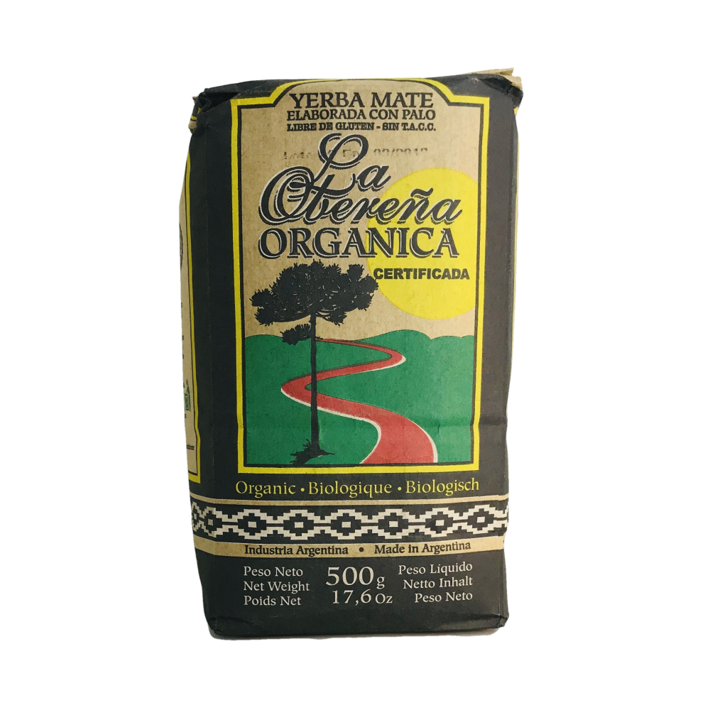 YERBA MATE ORGANICA PAPEL LA OBEREÑA X 500 GRS