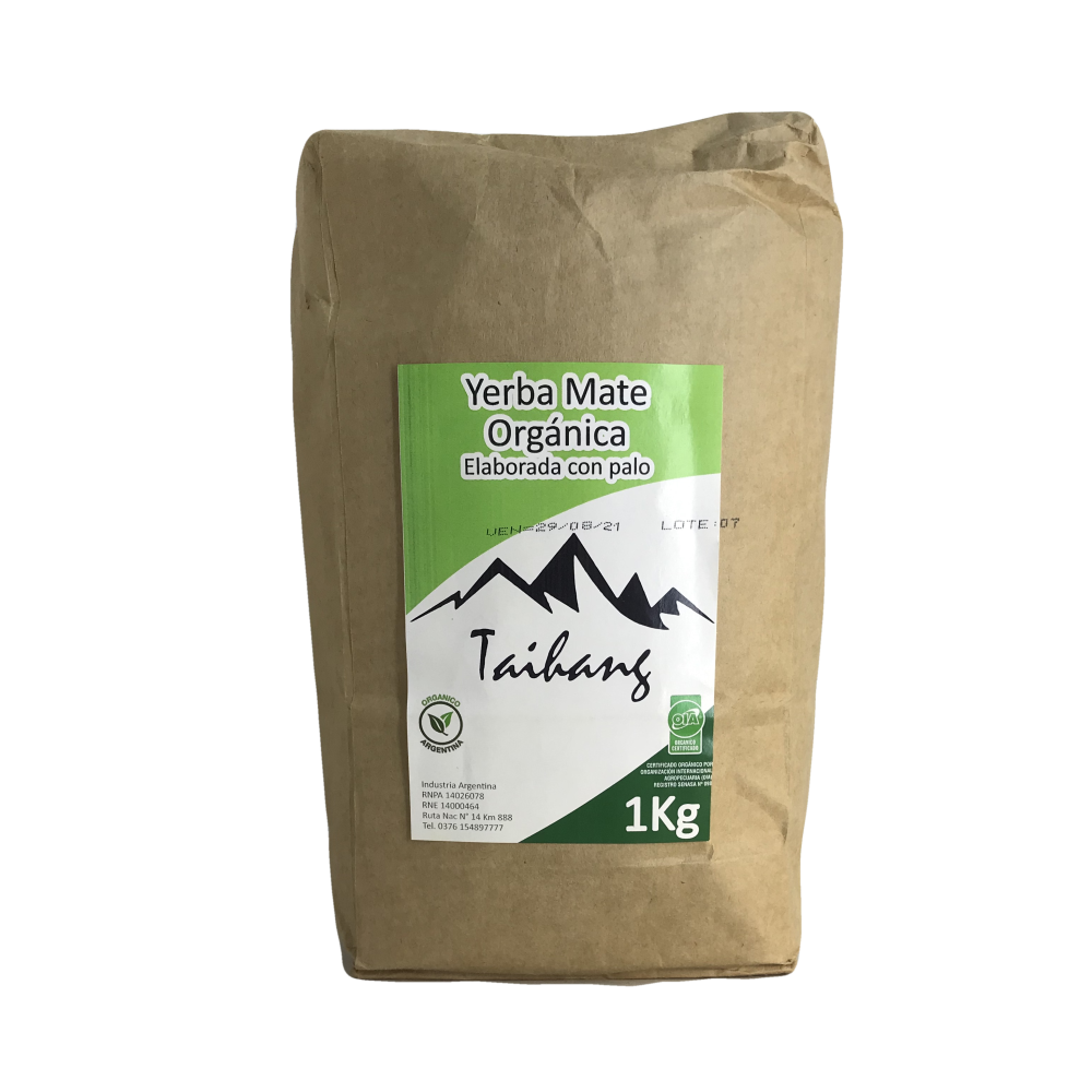 YERBA MATE ORGANICA TAIHANG X 1 KG