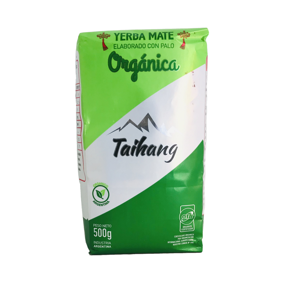 YERBA MATE ORGANICA TAIHANG X 500 GRS