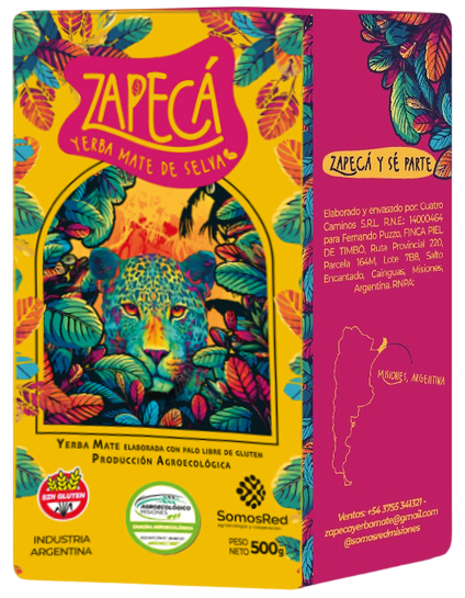 YERBA MATE AGROECOLOGICA ZAPECA X 500 GRS