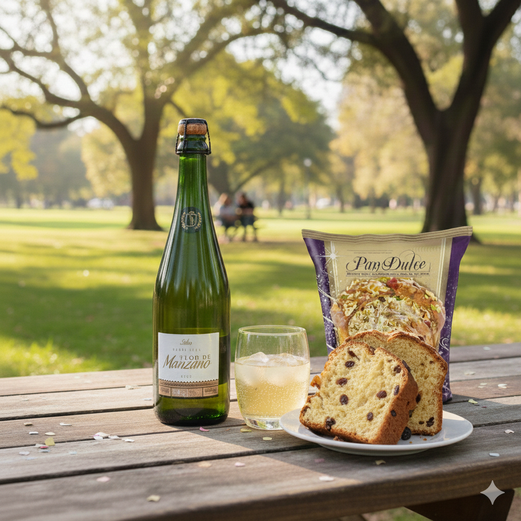 1 SIDRA FLOR DE MANZANO X 750CC + 1 PAN DULCE 100 DUCADOS X 500 GRS