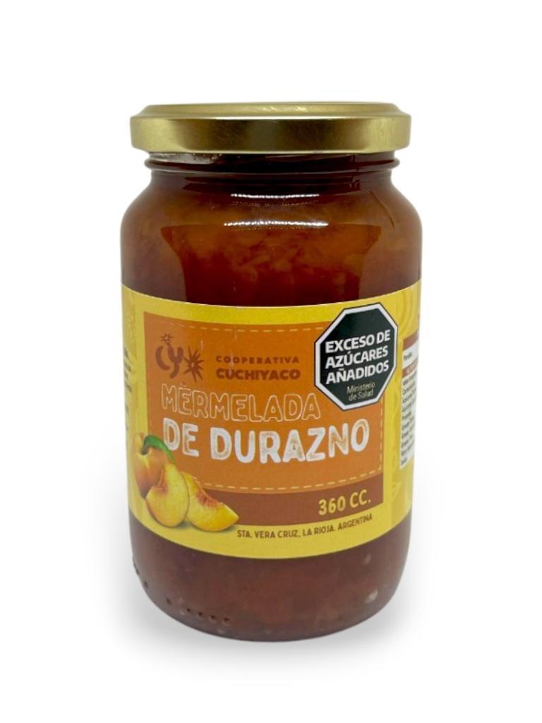MERMELADA DURAZNO CUCHIYACO X 360 GRS
