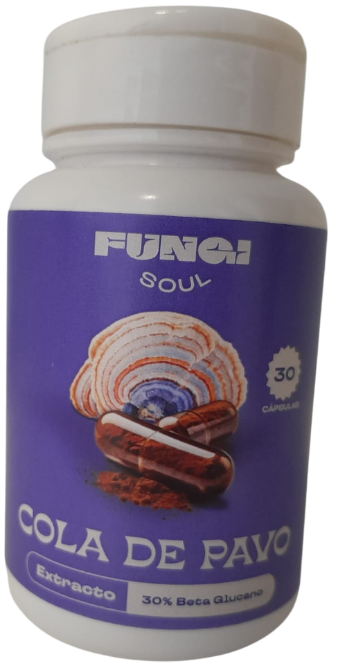 ADAPTOGENO COLA DE PAVO FUNGI SOUL X 30 CAPSULAS
