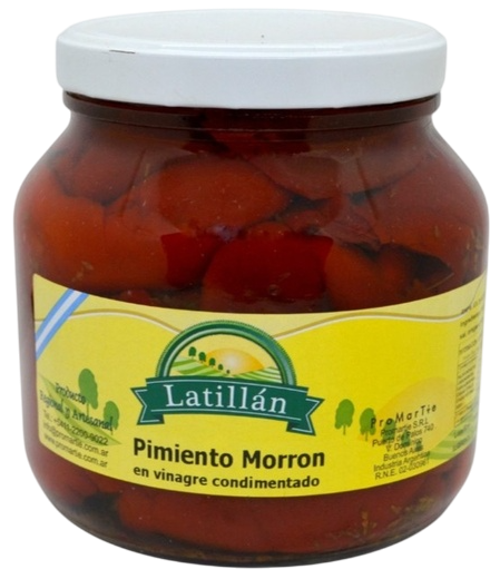 PIMIENTO MORRON VINAGRE CON PIEL X LATILLAN X 1KG