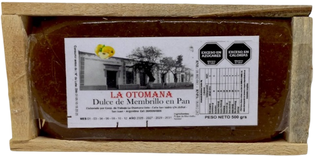 DULCE MEMBRILLO EN BARRA LA OTOMANA CAJITA X 500 GRS