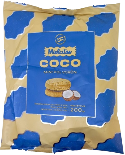 GALLETITAS DULCES COCO MIELCITAS X 200 GRS
